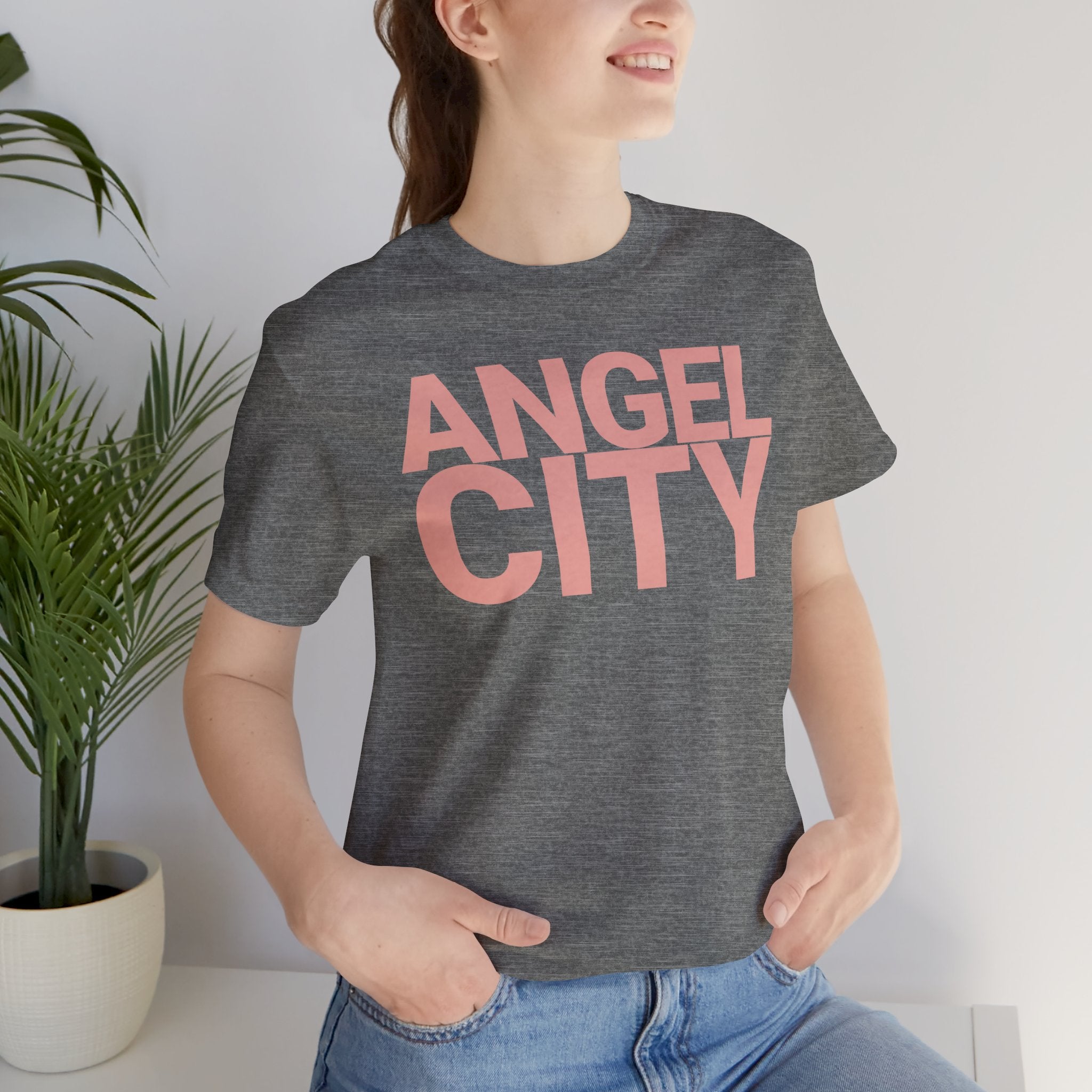 Angelina Anderson Keeper Angel City Soccer Softblend T-shirt | Chix Sports
