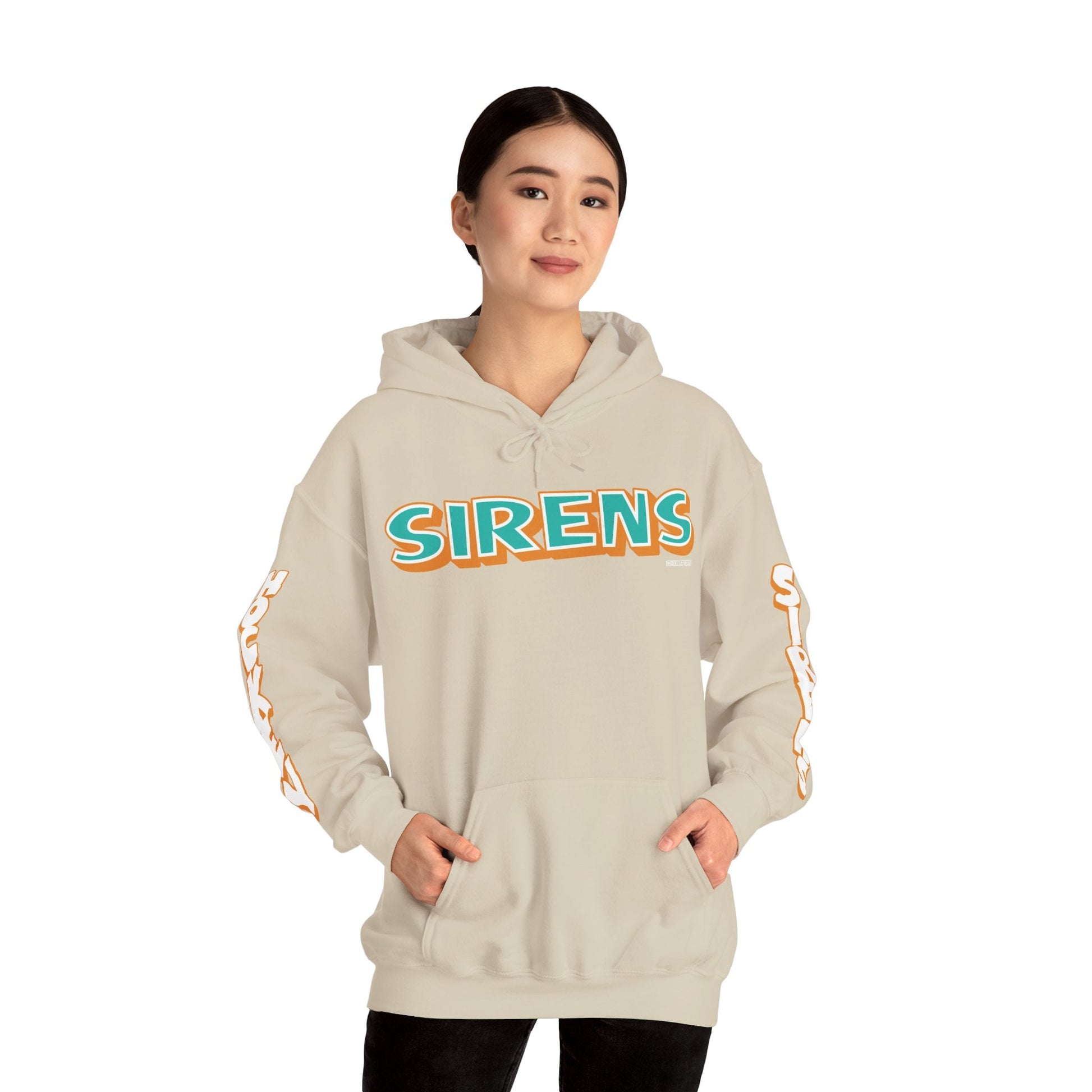 Anna Bargman Sirens Unisex Hoodie in Antique Sapphire | Chix Sports