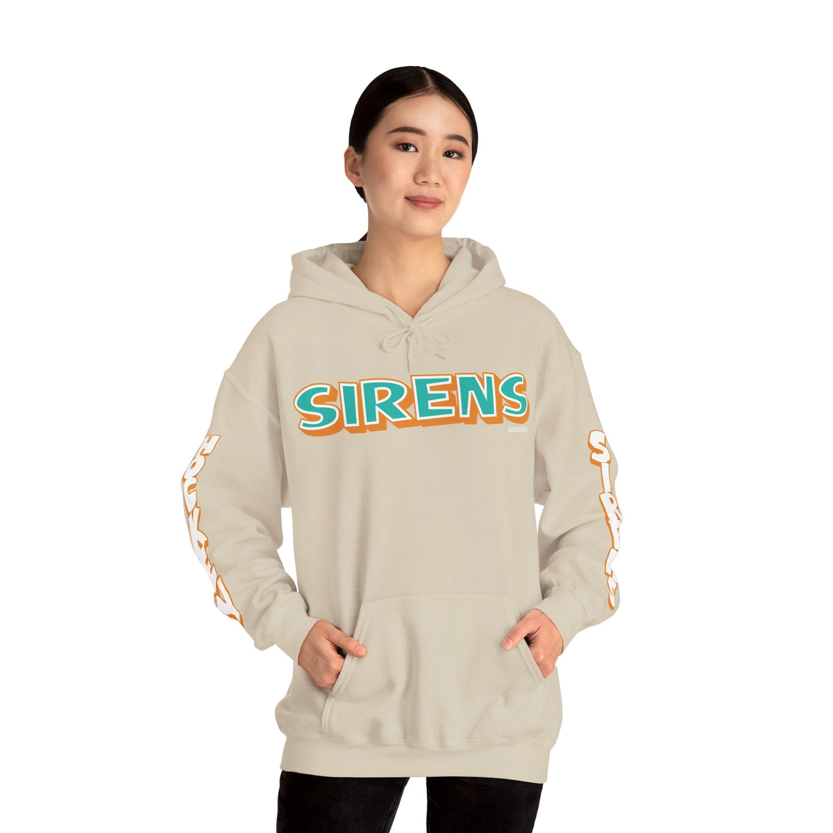 Anna Bargman Sirens Unisex Hoodie in Antique Sapphire | Chix Sports