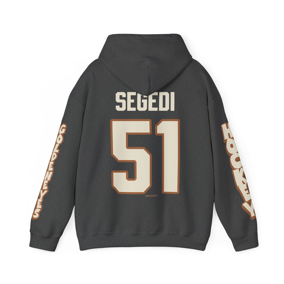 Anna Segedi Goldeneyes Unisex Hoodie in Dark Heather | Chix Sports