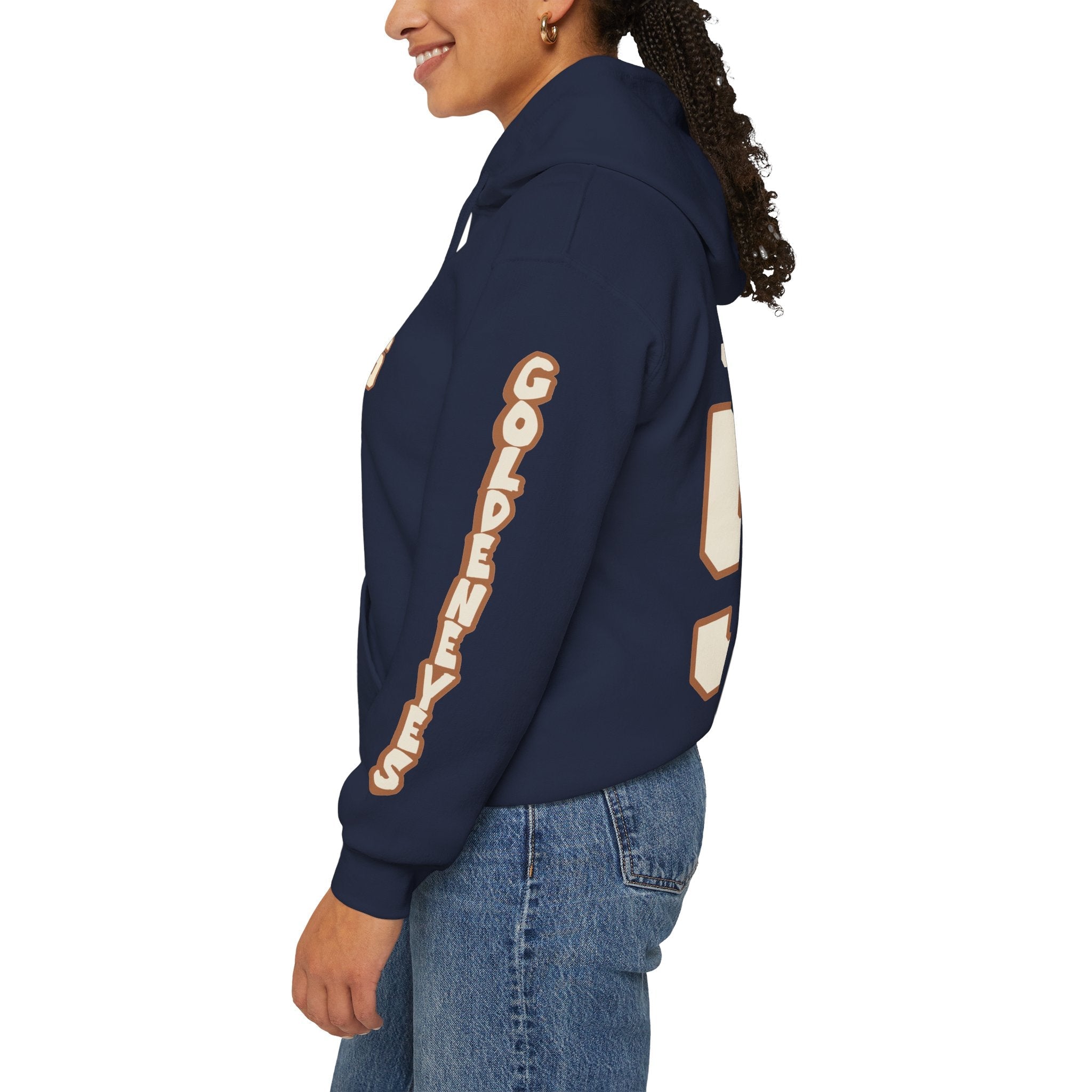 Anna Segedi Goldeneyes Unisex Hoodie in Dark Heather | Chix Sports