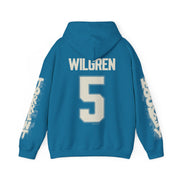 Anna Wilgren Torrent Unisex Hoodie in Antique Sapphire | Chix Sports