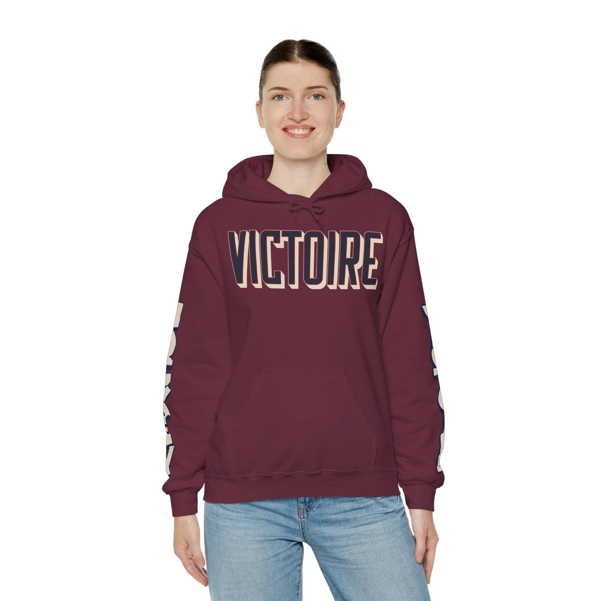 Anne-Renee Desbiens Victoire Unisex Hoodie in Sport Grey | Chix Sports