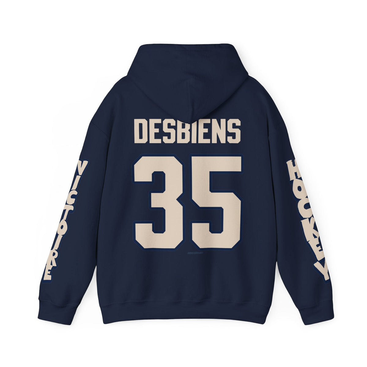 Anne-Renee Desbiens Victoire Unisex Hoodie in Navy | Chix Sports