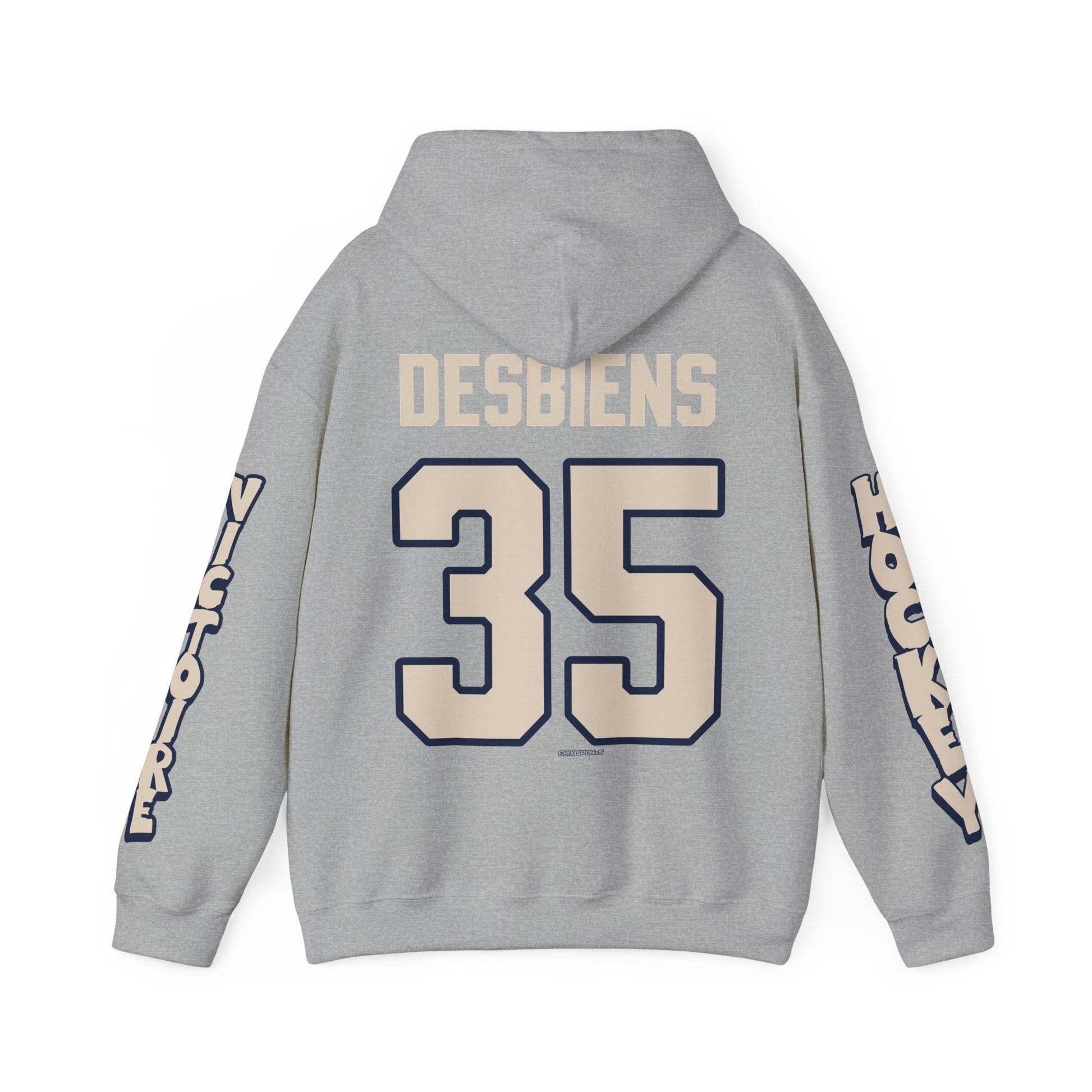 Anne-Renee Desbiens Victoire Unisex Hoodie in Sport Grey | Chix Sports