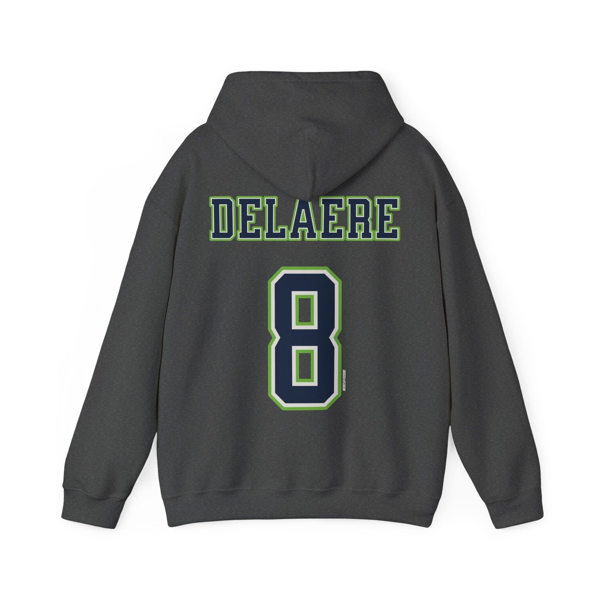 Antonia Delaere Lynx Unisex Jersey Hoodie in Dark Heather | Chix Sports