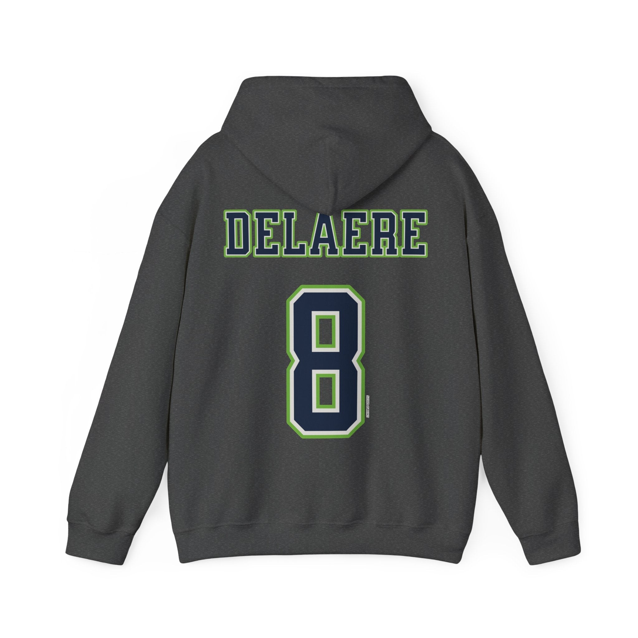 Antonia Delaere Lynx Unisex Jersey Hoodie in Dark Heather | Chix Sports