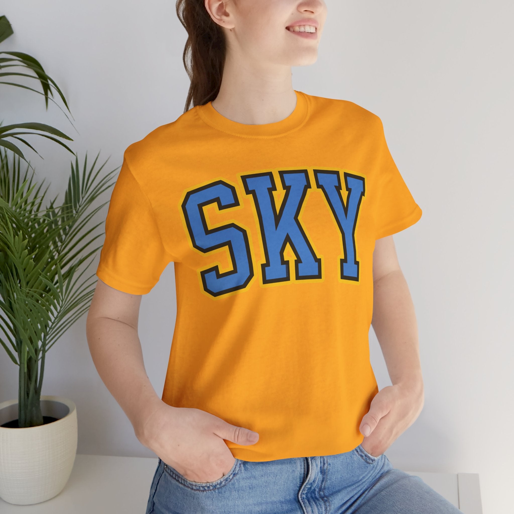 Ariel Atkins Sky Unisex Jersey T-shirt | Chix Sports