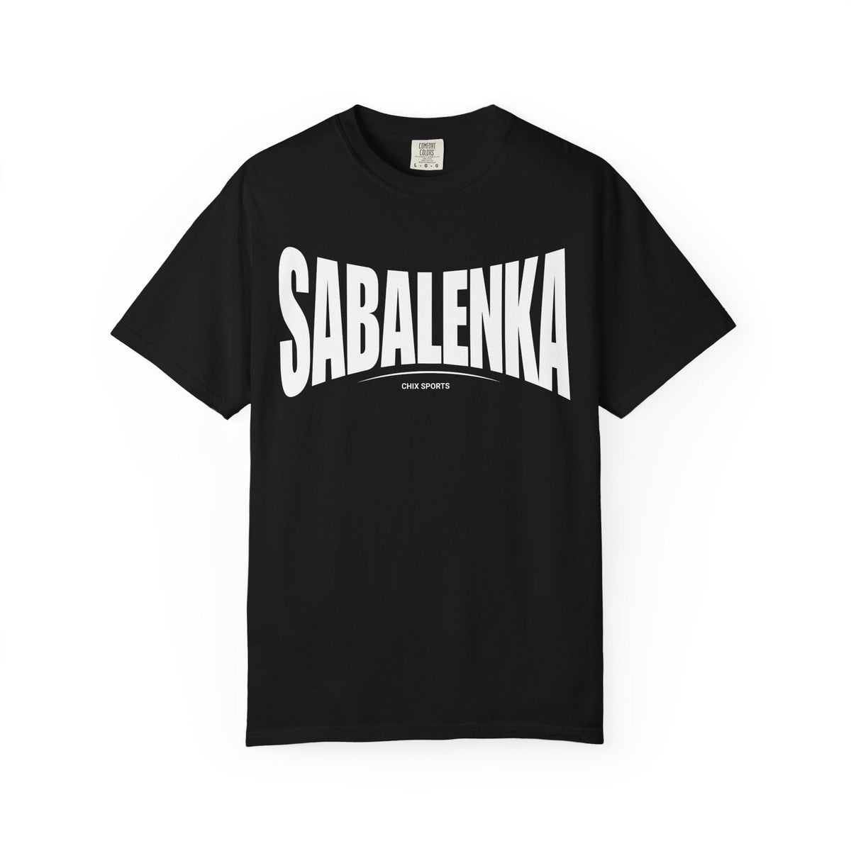 Aryna Sabalenka Premium Unisex Fan Shirt in Black | Chix Sports