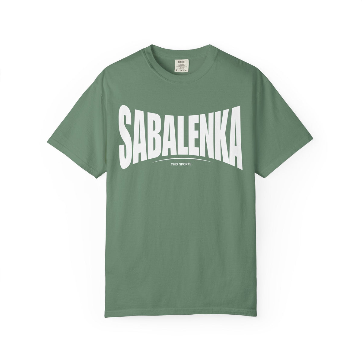 Aryna Sabalenka Premium Unisex Fan Shirt in Light Green | Chix Sports