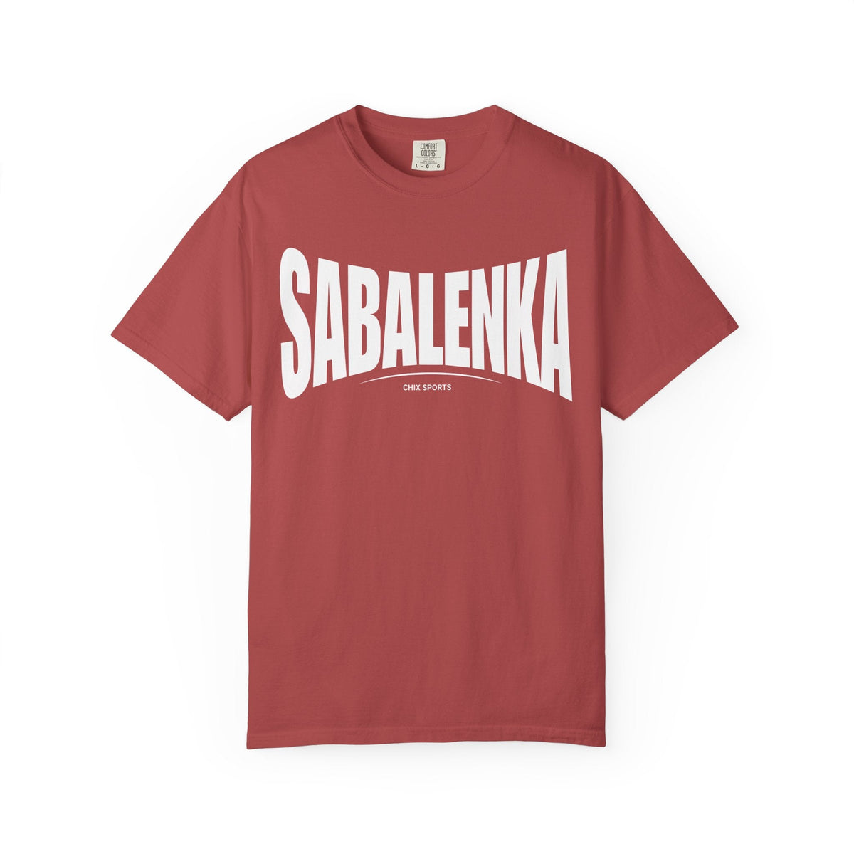 Aryna Sabalenka Premium Unisex Fan Shirt in Red | Chix Sports