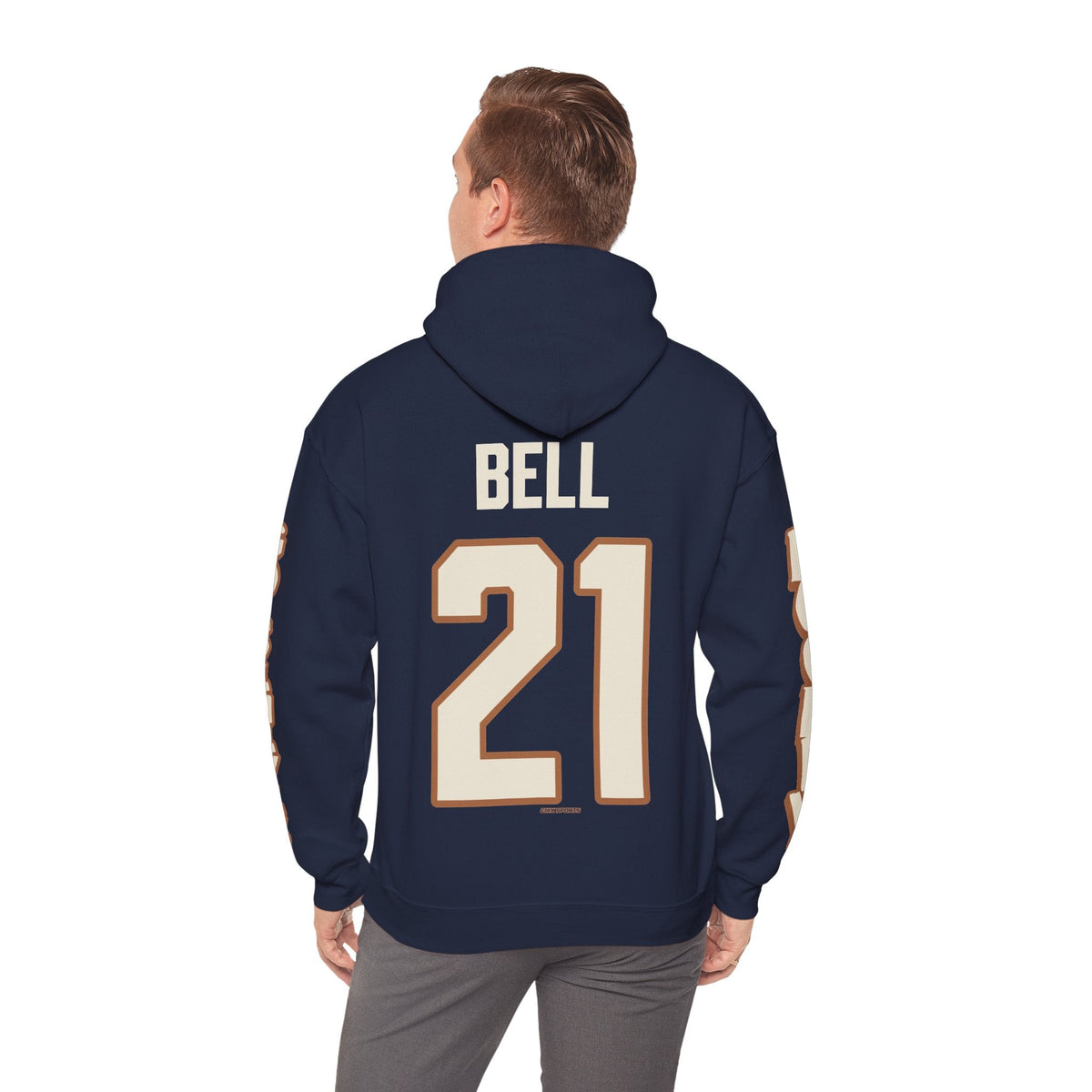 Ashton Bell Goldeneyes Unisex Hoodie in Dark Heather | Chix Sports