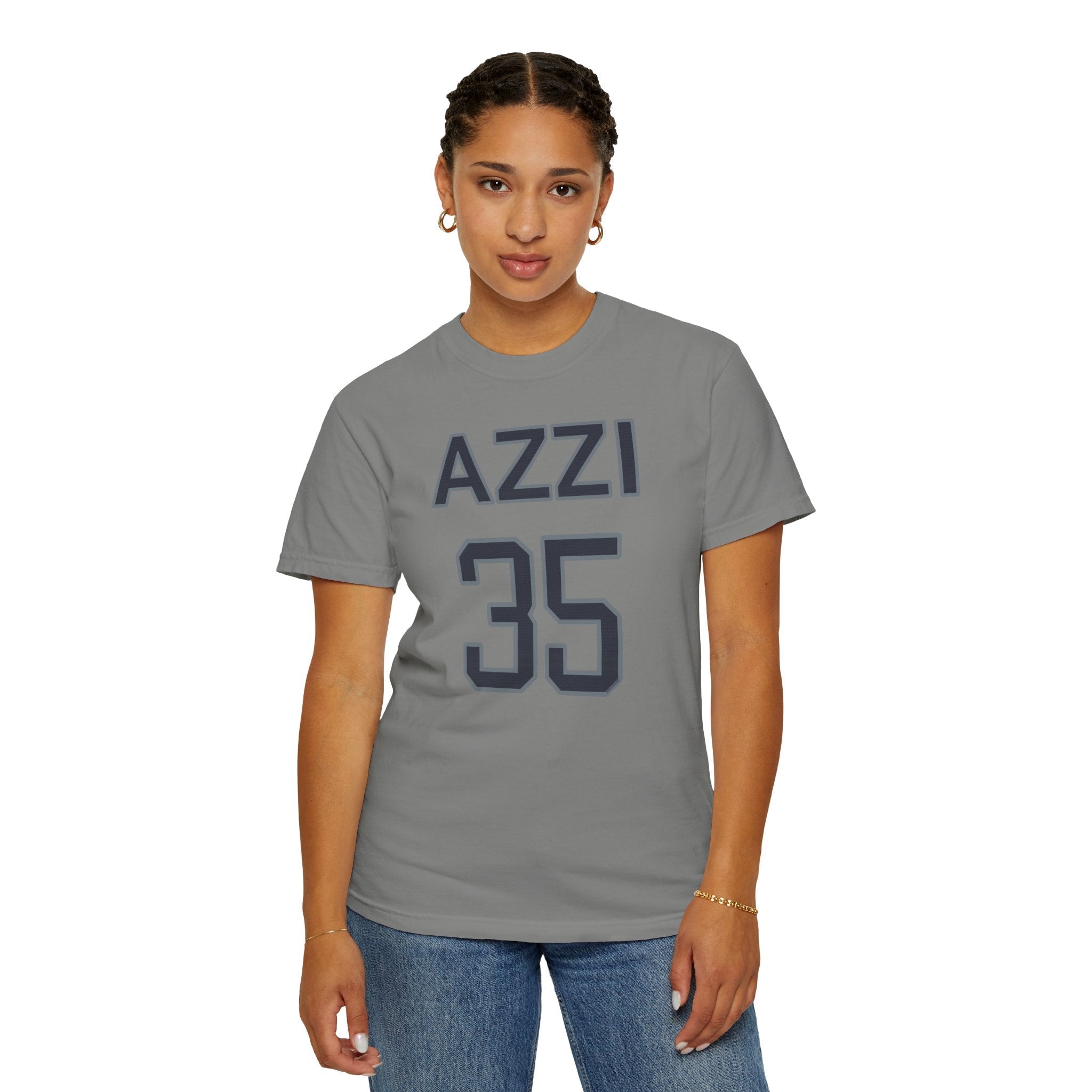 Azzi Fudd 35 Connecticut Player Premium T-shirt | Chix Sports