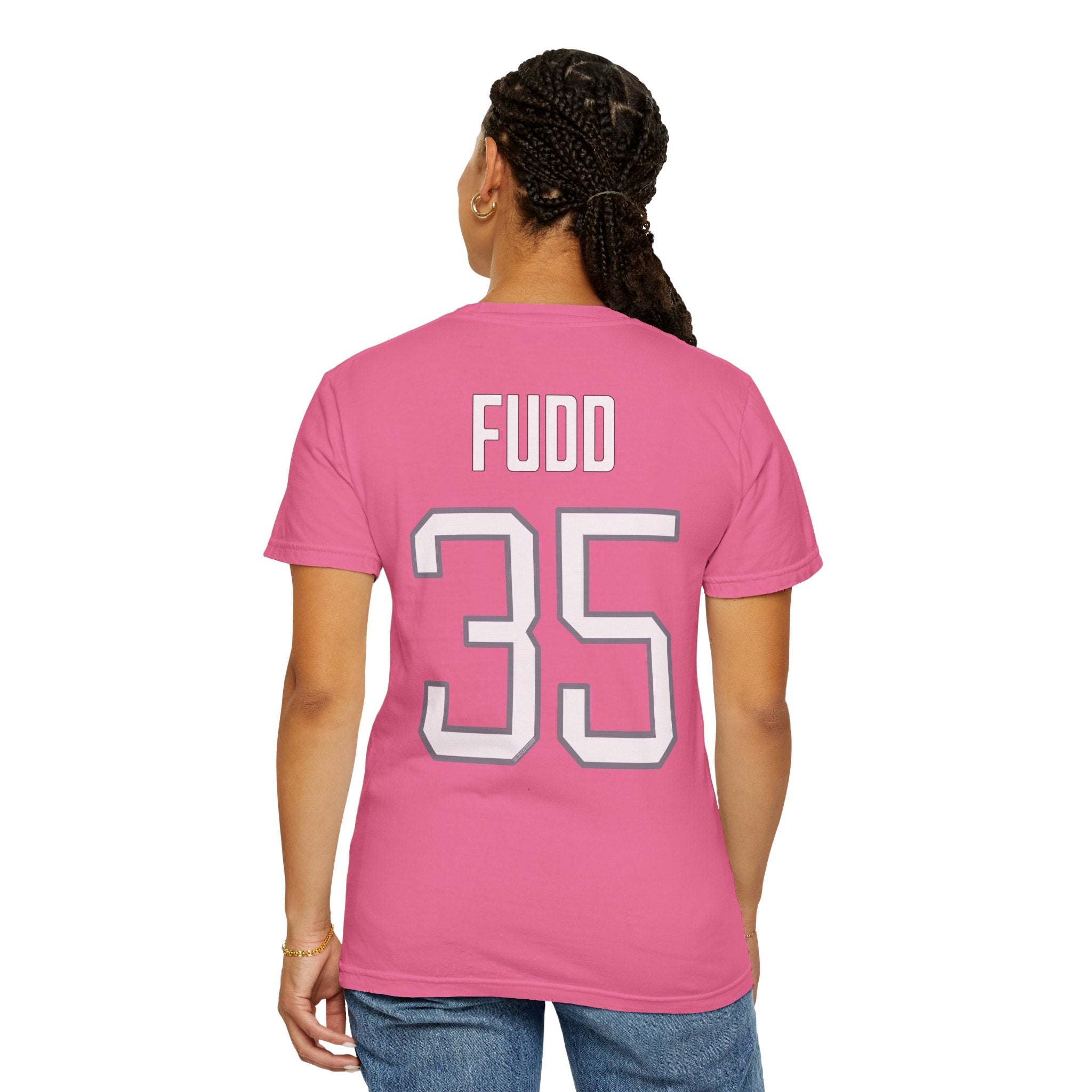 Azzi Fudd 35 Connecticut Player Premium T-shirt | Chix Sports