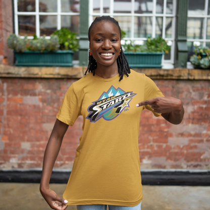 Utah Starzz Vintage WNBA League Throwback T-shirt