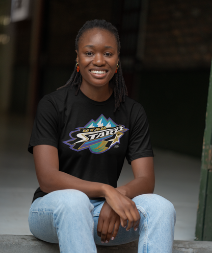 Utah Starzz Vintage WNBA League Throwback T-shirt