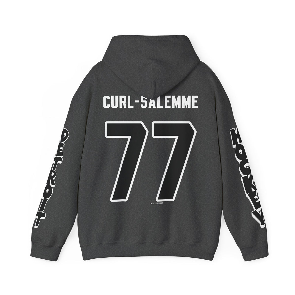 Britta Curl-Salemme Detroit Hockey Club Unisex Hoodie in Dark Heather | Chix Sports