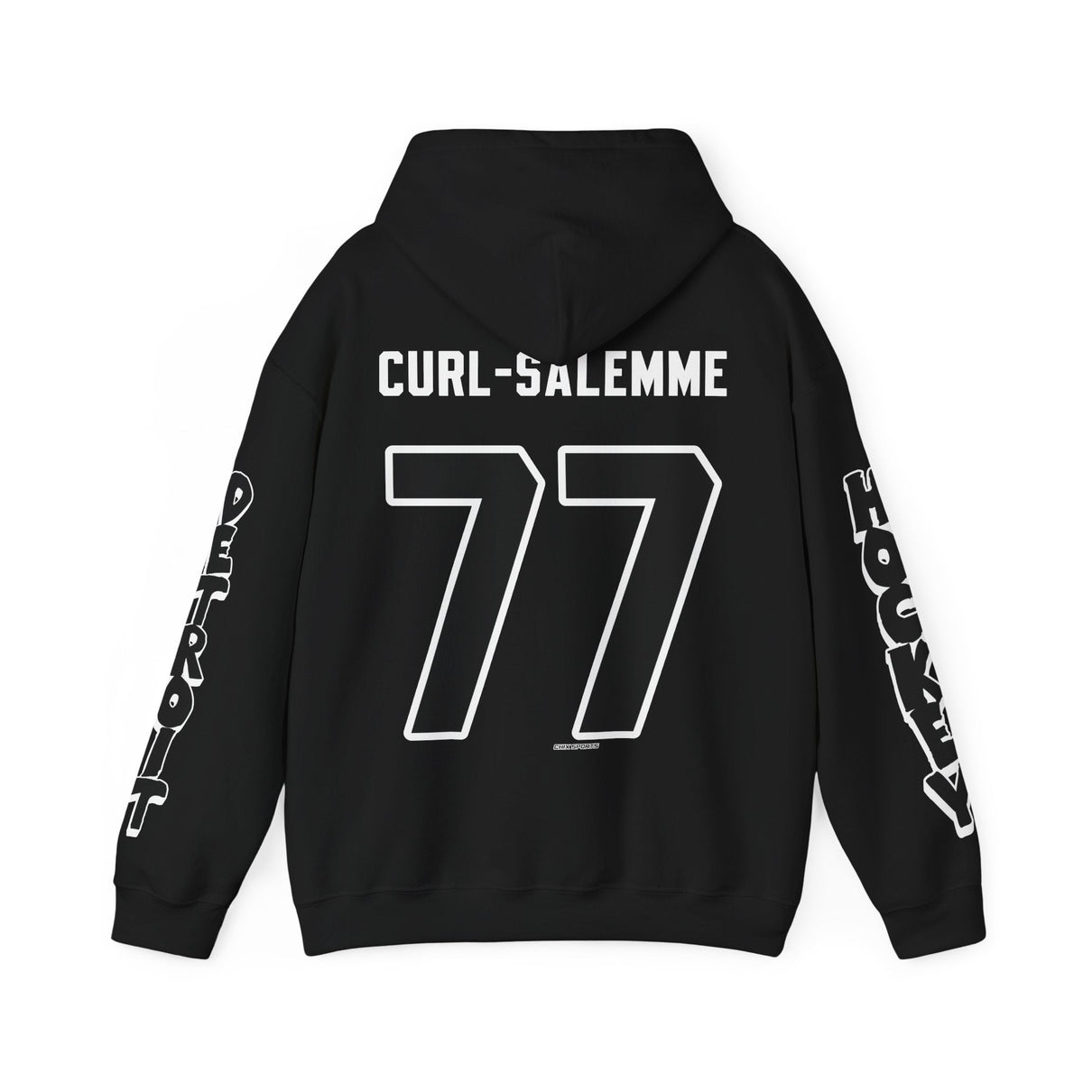 Britta Curl-Salemme Detroit Hockey Club Unisex Hoodie in Black | Chix Sports