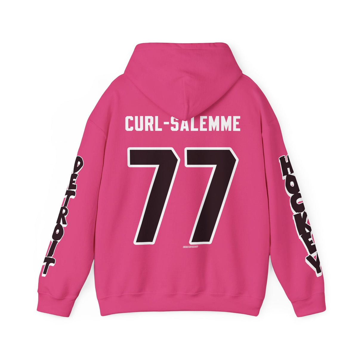 Britta Curl-Salemme Detroit Hockey Club Unisex Hoodie in Heliconia | Chix Sports