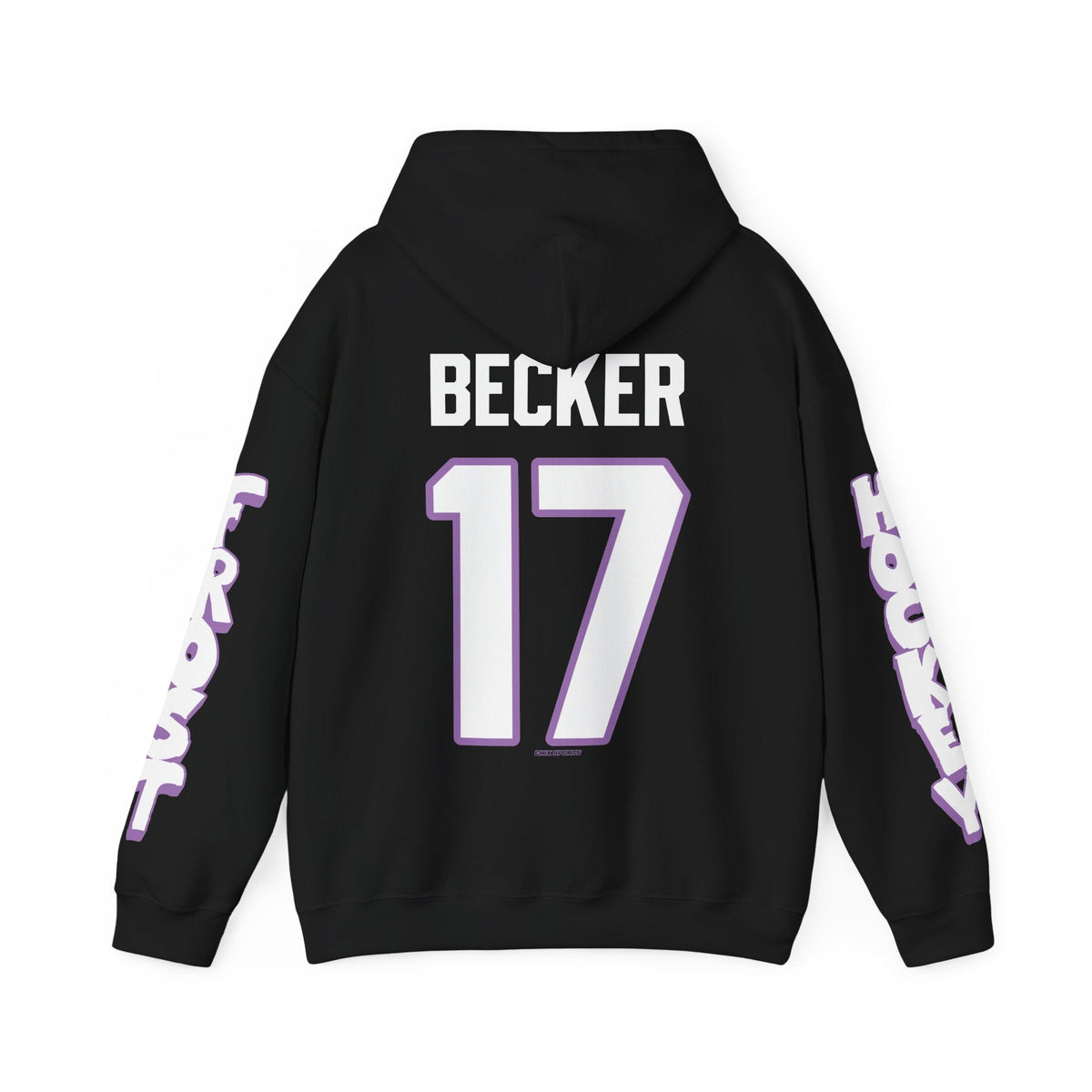 Brooke Becker Frost Unisex Hoodie in Black | Chix Sports