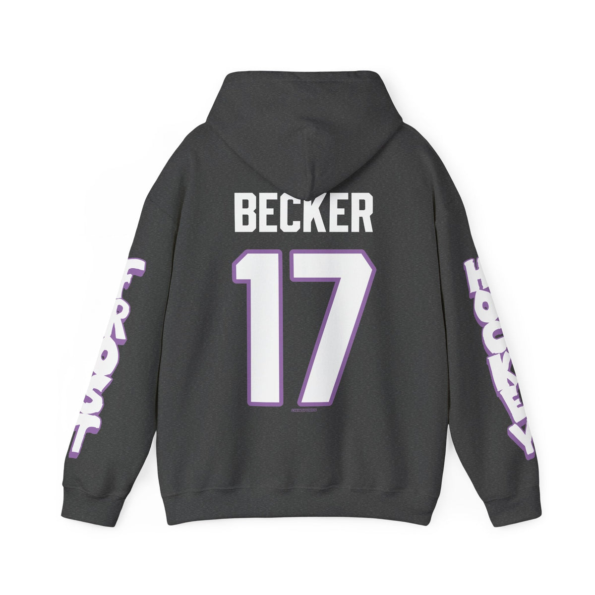 Brooke Becker Frost Unisex Hoodie in Dark Heather | Chix Sports