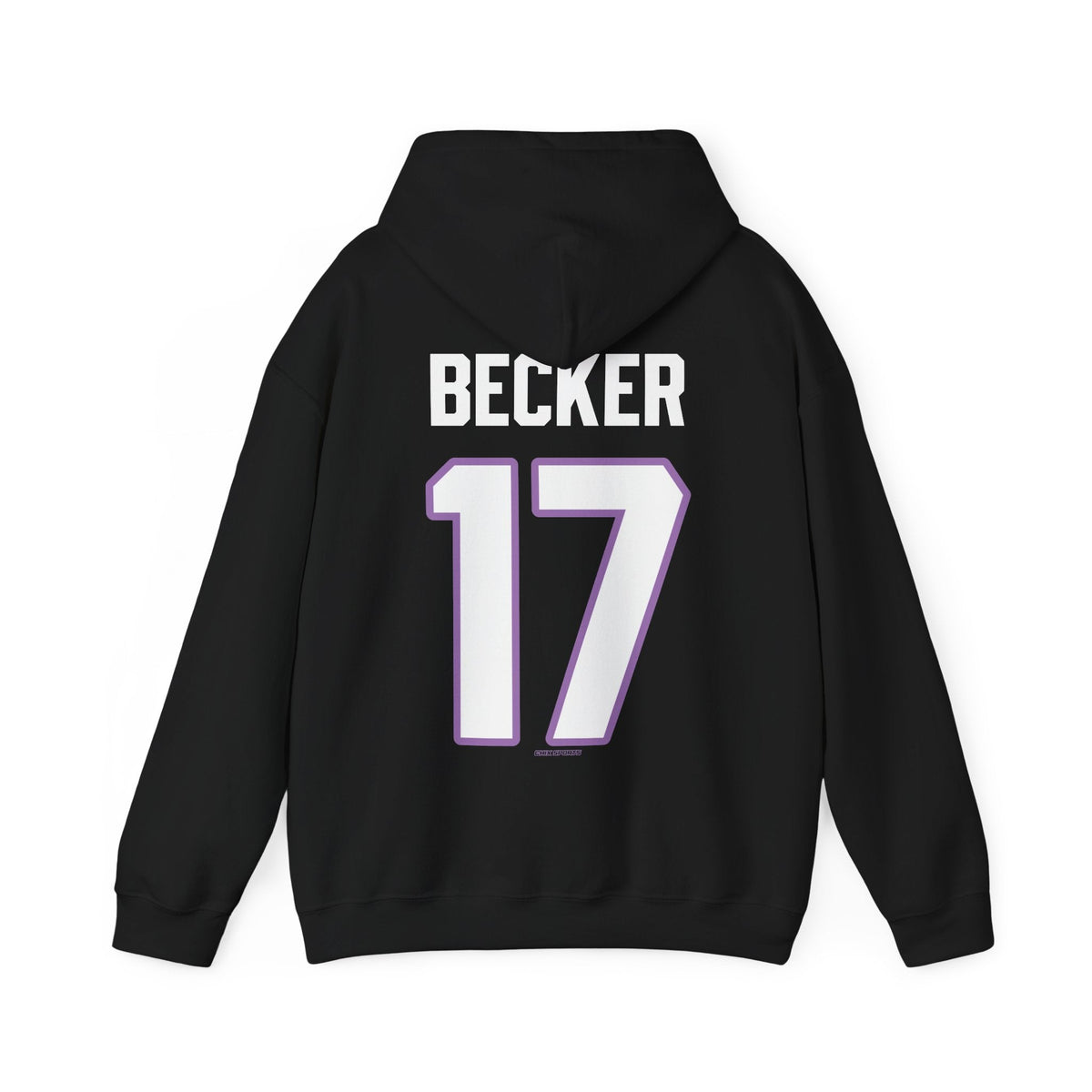 Brooke Becker Frost Unisex Hoodie in Black | Chix Sports
