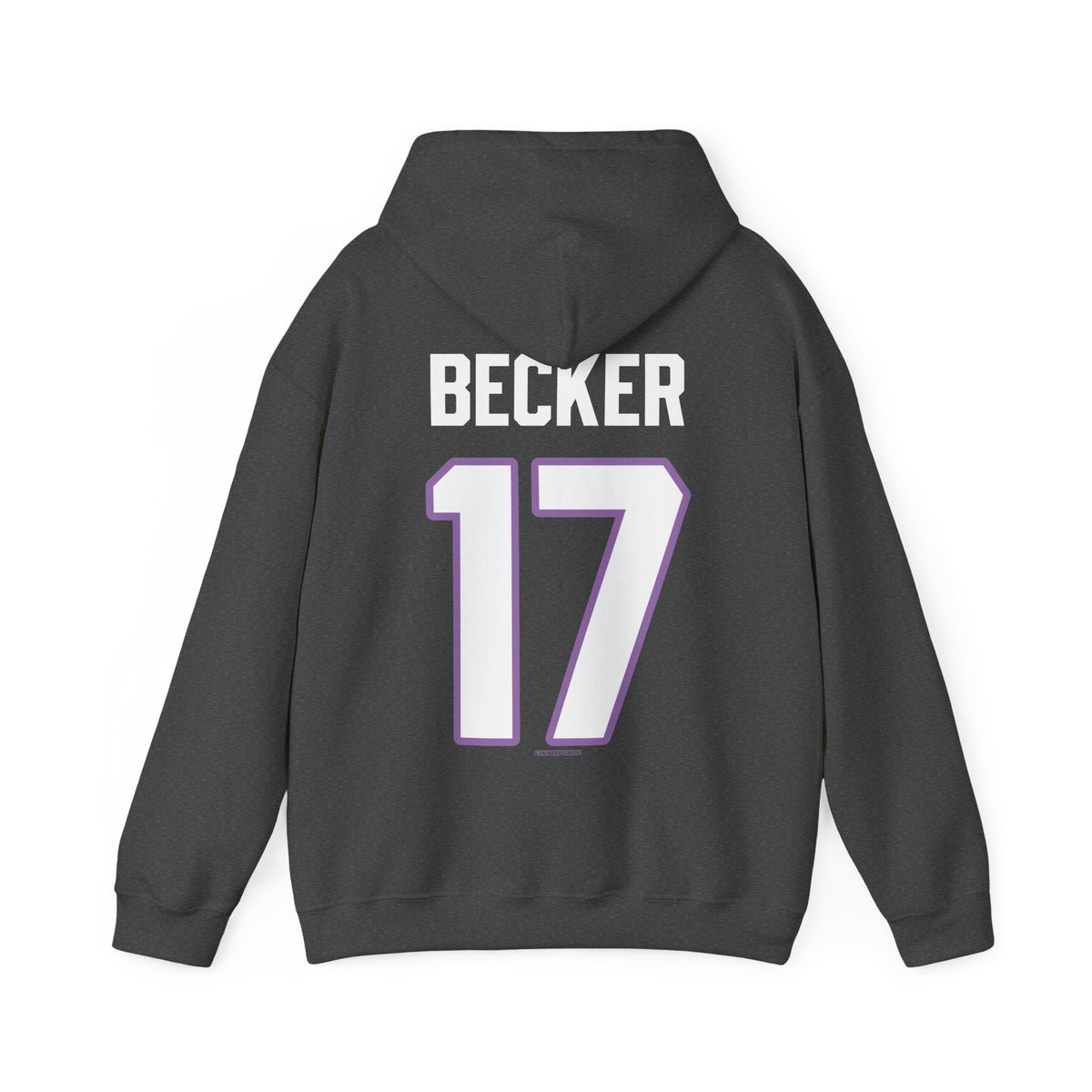 Brooke Becker Frost Unisex Hoodie in Dark Heather | Chix Sports