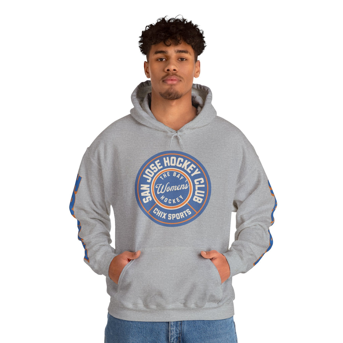 Brooke Bryant San Jose Women's Hockey Unisex Hoodie in Royal | Chix Sports