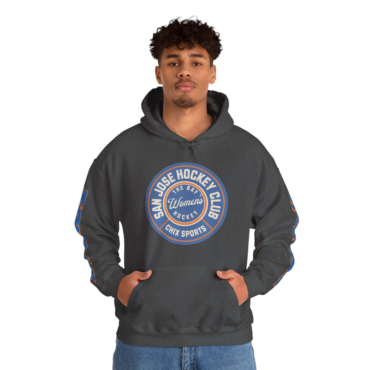 Brooke Bryant San Jose Women's Hockey Unisex Hoodie in Royal | Chix Sports