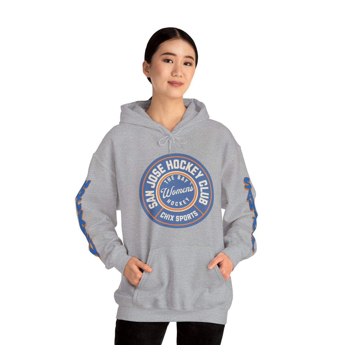 Brooke Bryant San Jose Women's Hockey Unisex Hoodie in Royal | Chix Sports