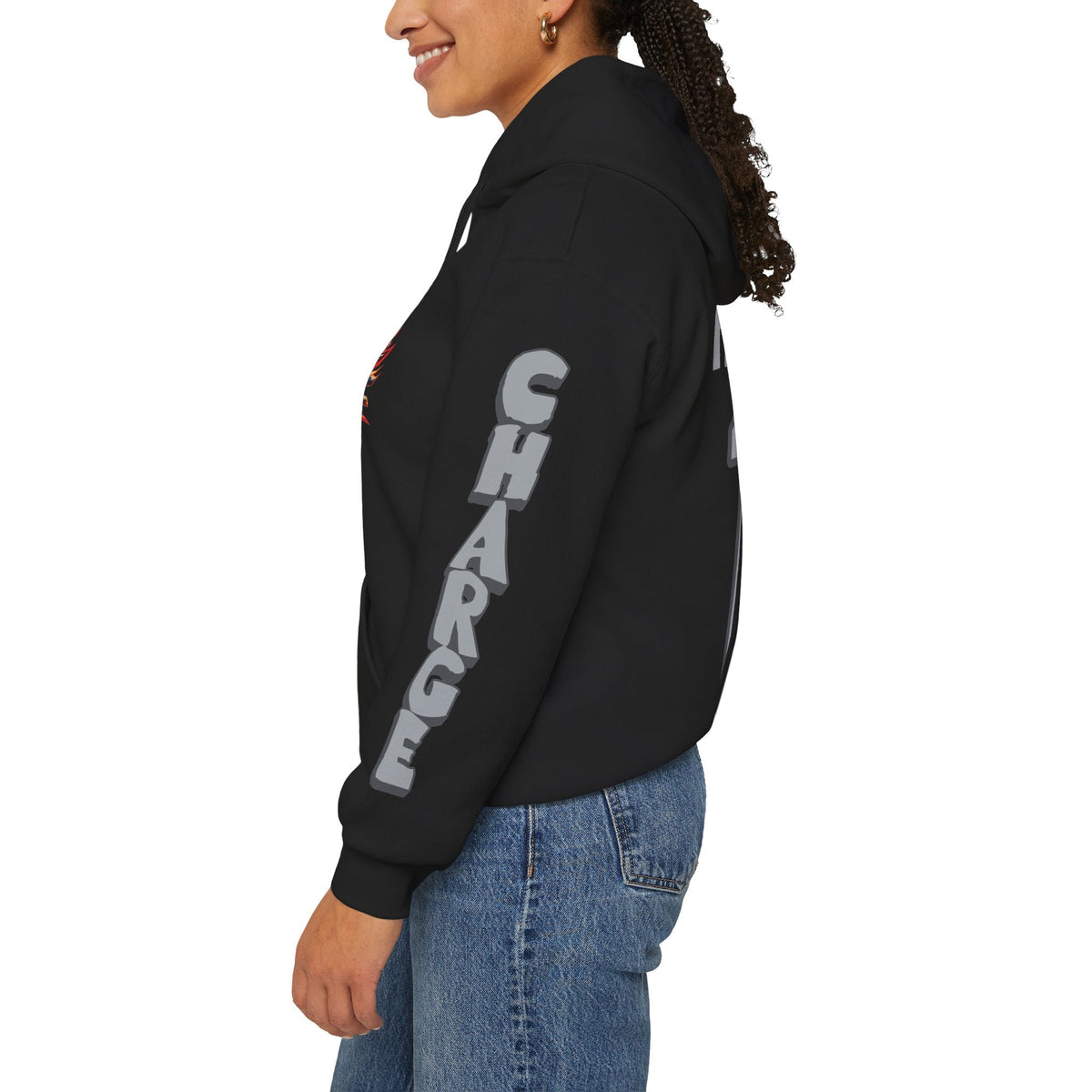 Brooke Hobson Charge Unisex Power Hoodie in Gold | Chix Sports
