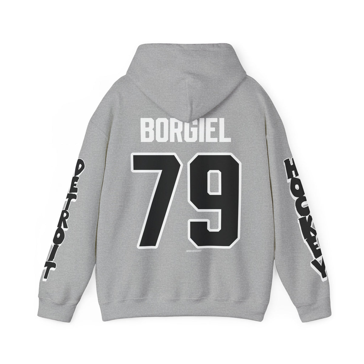 Casey Borgiel Detroit Hockey Club Unisex Hoodie in Sport Grey | Chix Sports