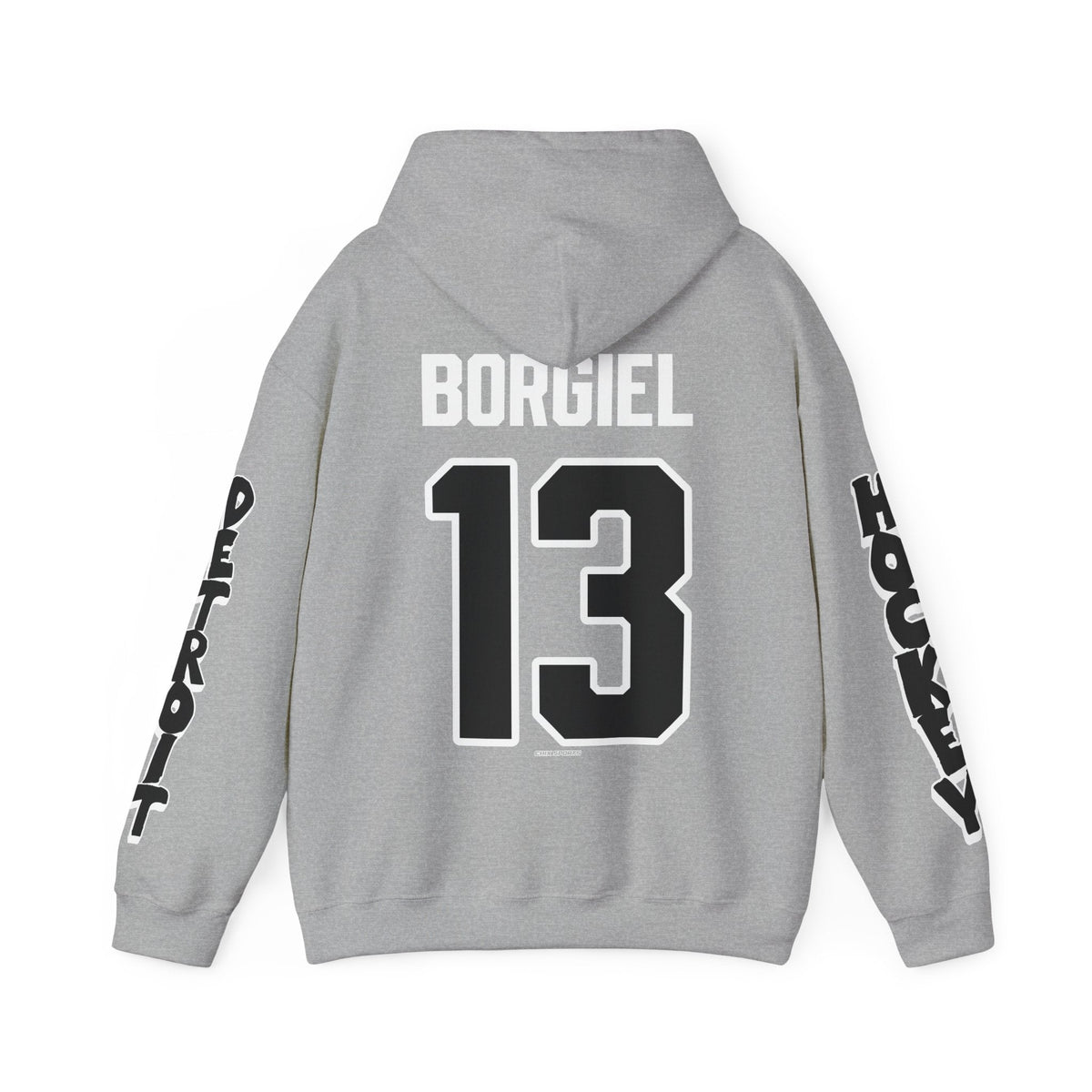 Casey Borgiel Detroit Hockey Club Unisex Hoodie in Sport Grey | Chix Sports