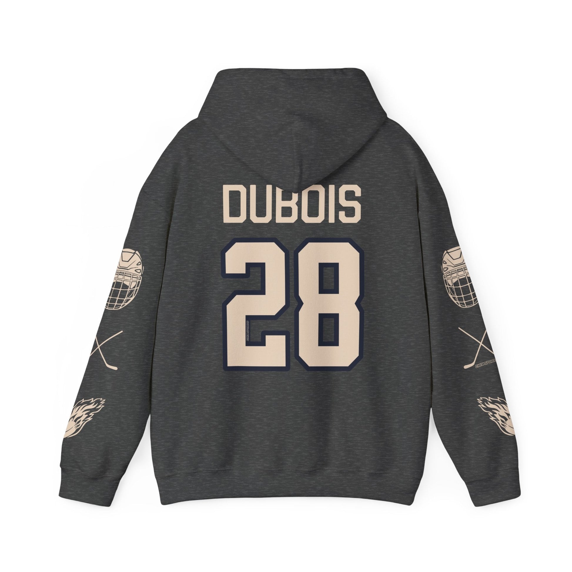 Catherine Dubois 28 Victoire Hockey Heavy Hoodie | Chix Sports