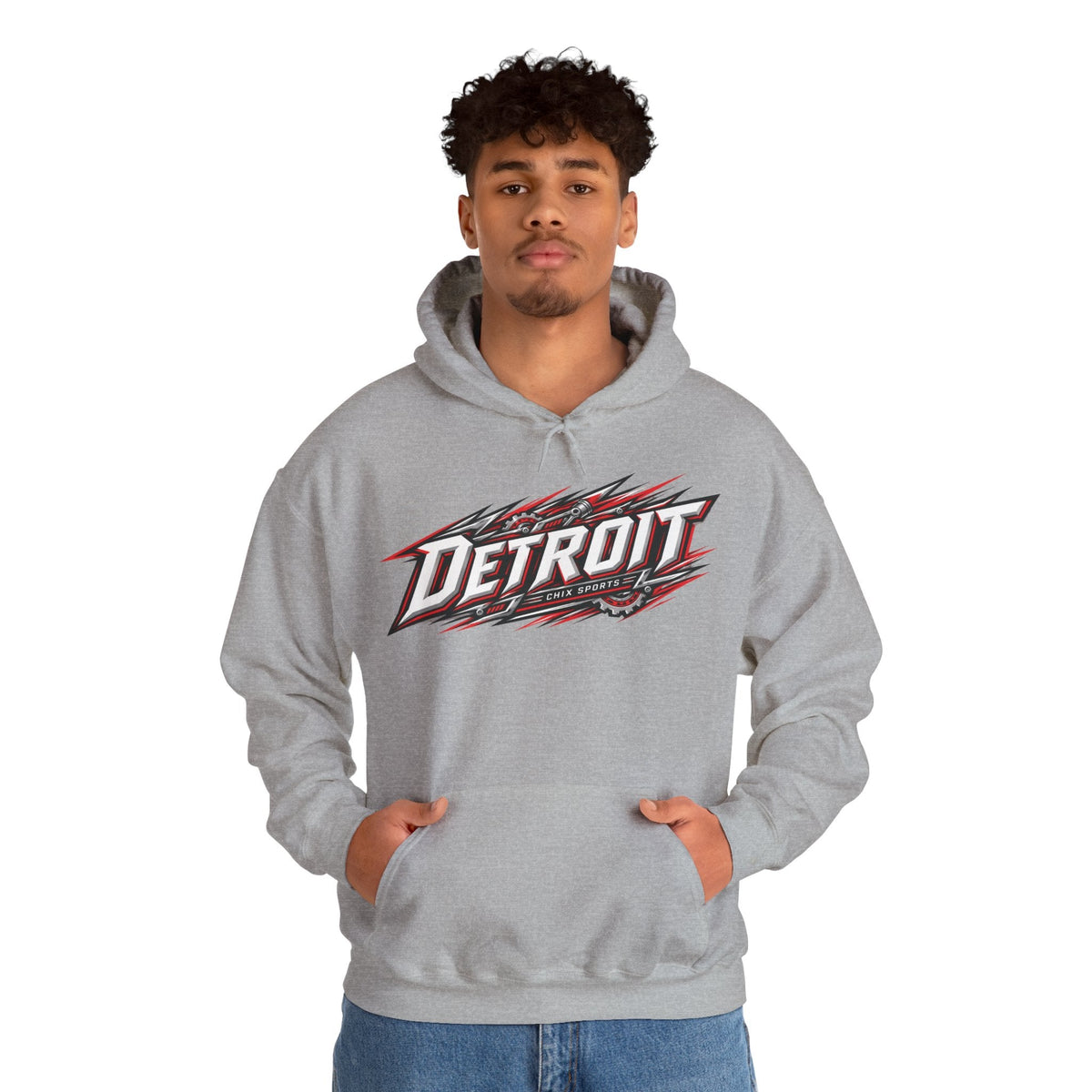 Cayla Barnes Detroit Hockey Club Unisex Hoodie in Red | Chix Sports