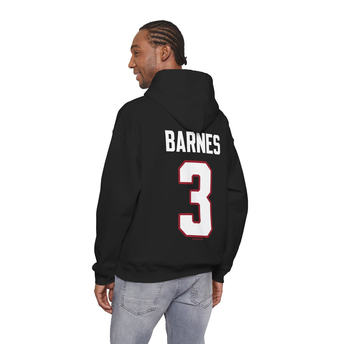 Cayla Barnes Detroit Hockey Club Unisex Hoodie in Red | Chix Sports