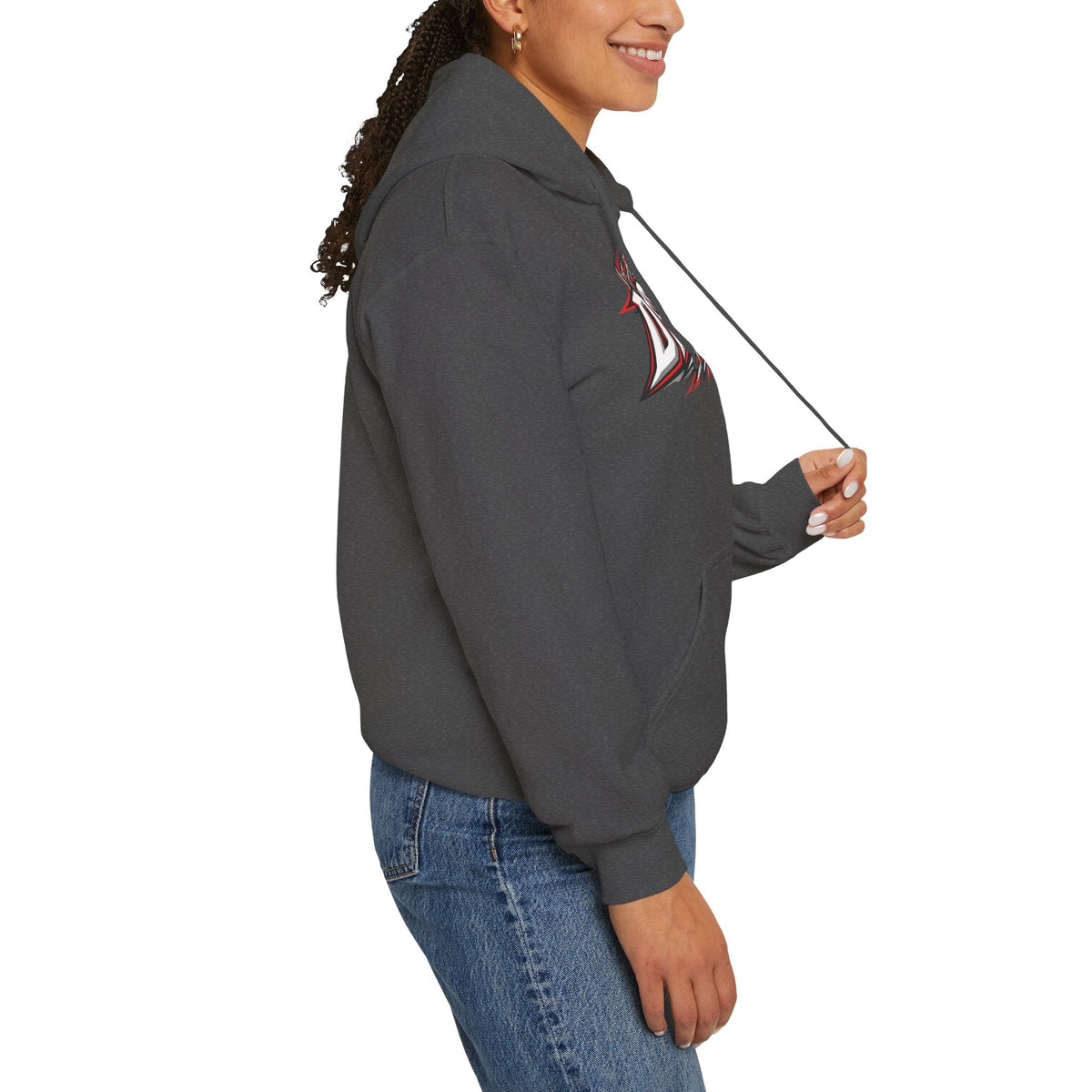 Cayla Barnes Detroit Hockey Club Unisex Hoodie in Red | Chix Sports