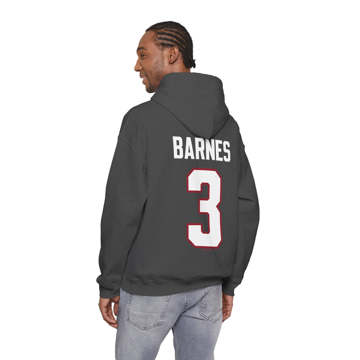 Cayla Barnes Detroit Hockey Club Unisex Hoodie in Red | Chix Sports