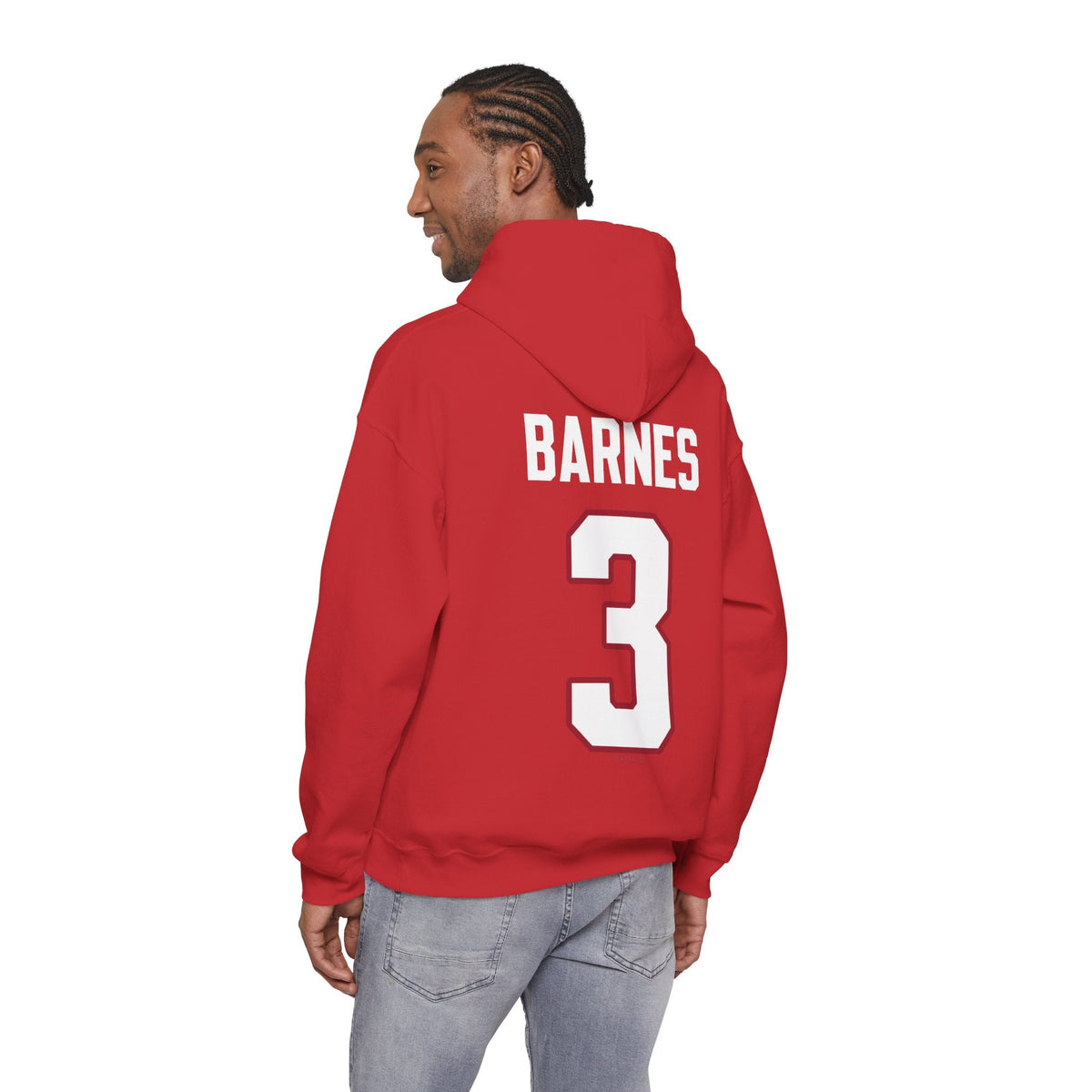 Cayla Barnes Detroit Hockey Club Unisex Hoodie in Red | Chix Sports