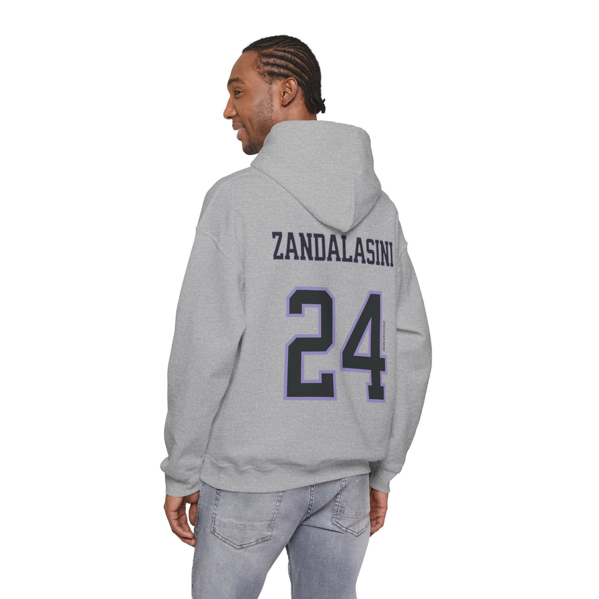 Cecilia Zandalasini Valkyries Unisex Jersey Hoodie in Purple | Chix Sports