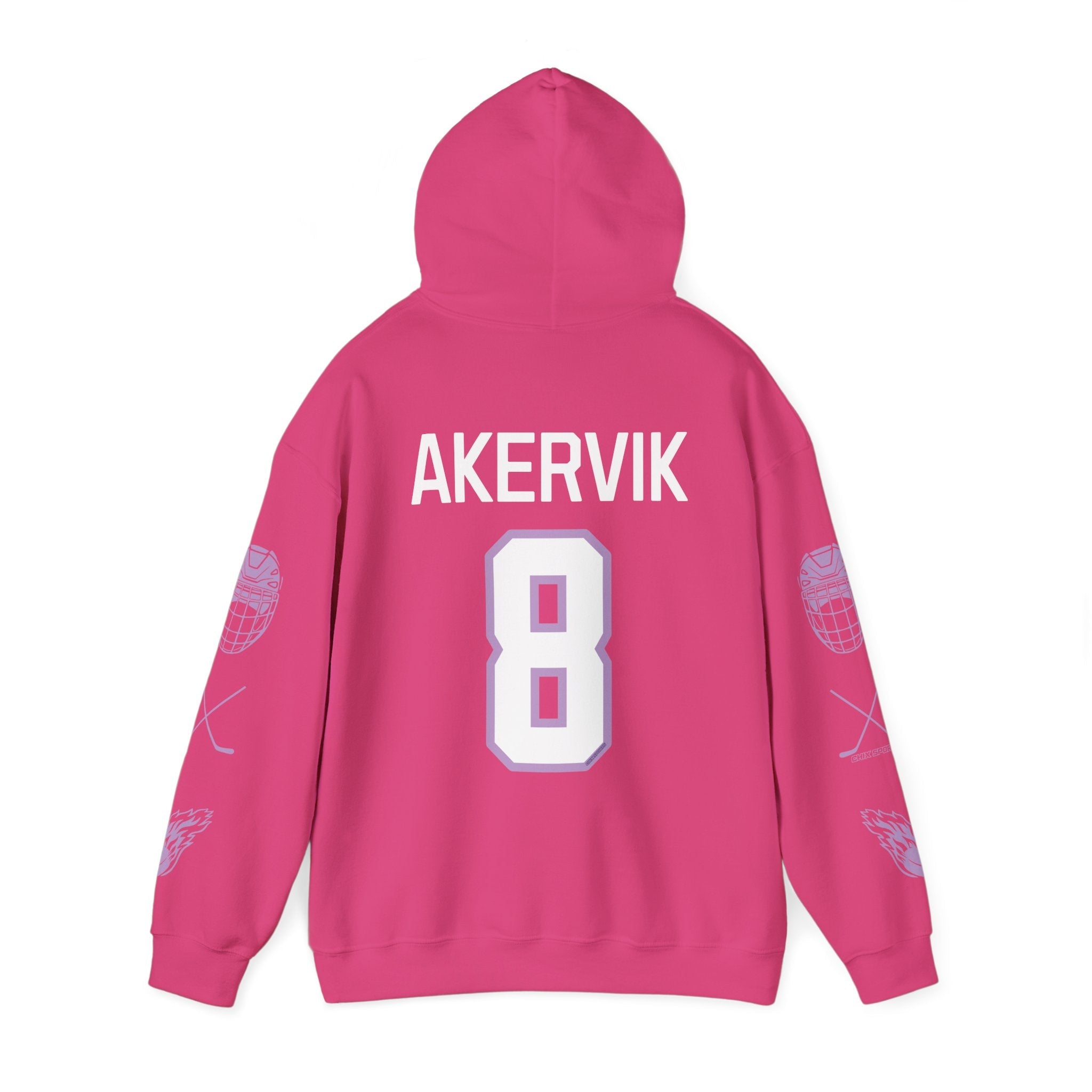 Charlotte Akervik 8 Frost Hockey Heavy Hoodie | Chix Sports