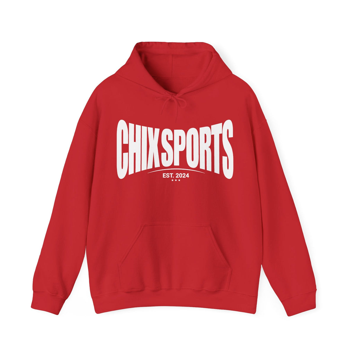 Chix Sports Apparel Unisex Hoodie in Red | Chix Sports