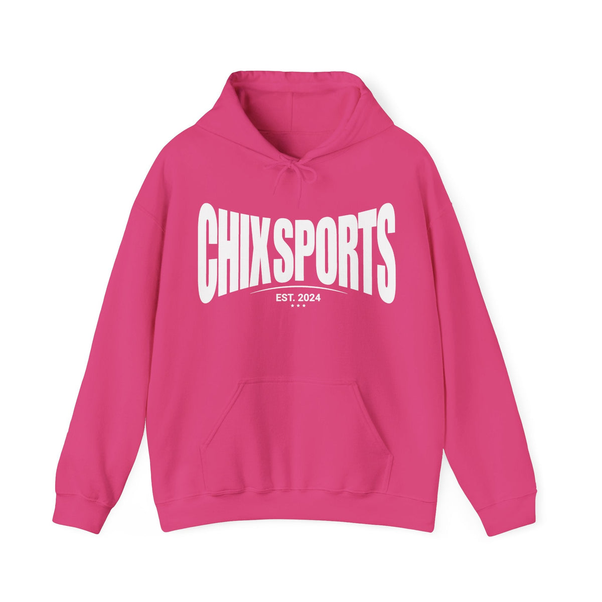 Chix Sports Apparel Unisex Hoodie in Red | Chix Sports