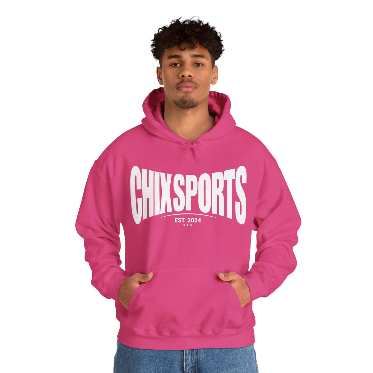 Chix Sports Apparel Unisex Hoodie in Red | Chix Sports