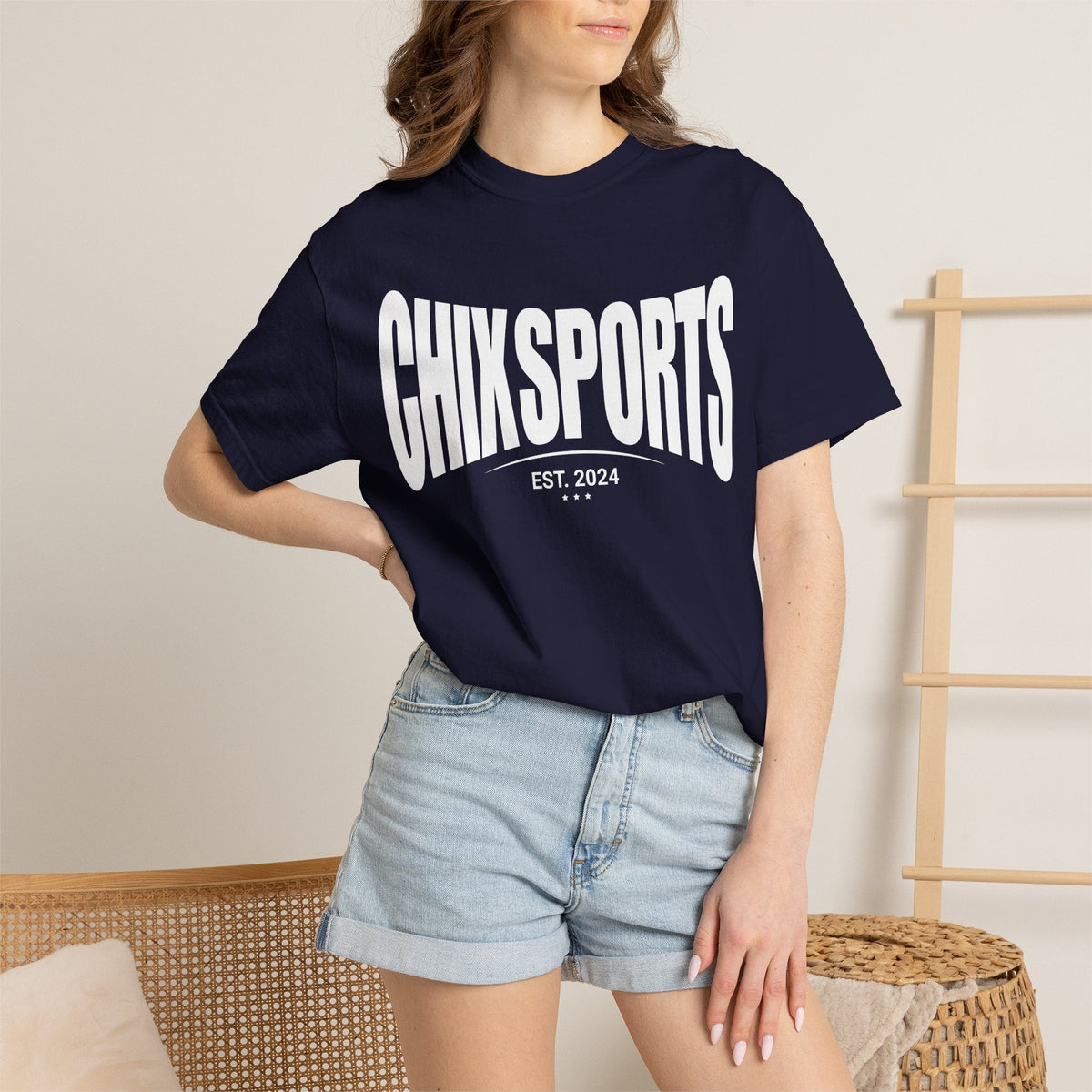 Chix Sports Premium Unisex Shirt in Red | Chix Sports