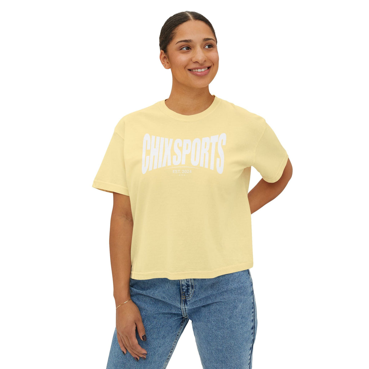 Chix Sports Premium Women's Boxy Tee in S | Chix Sports