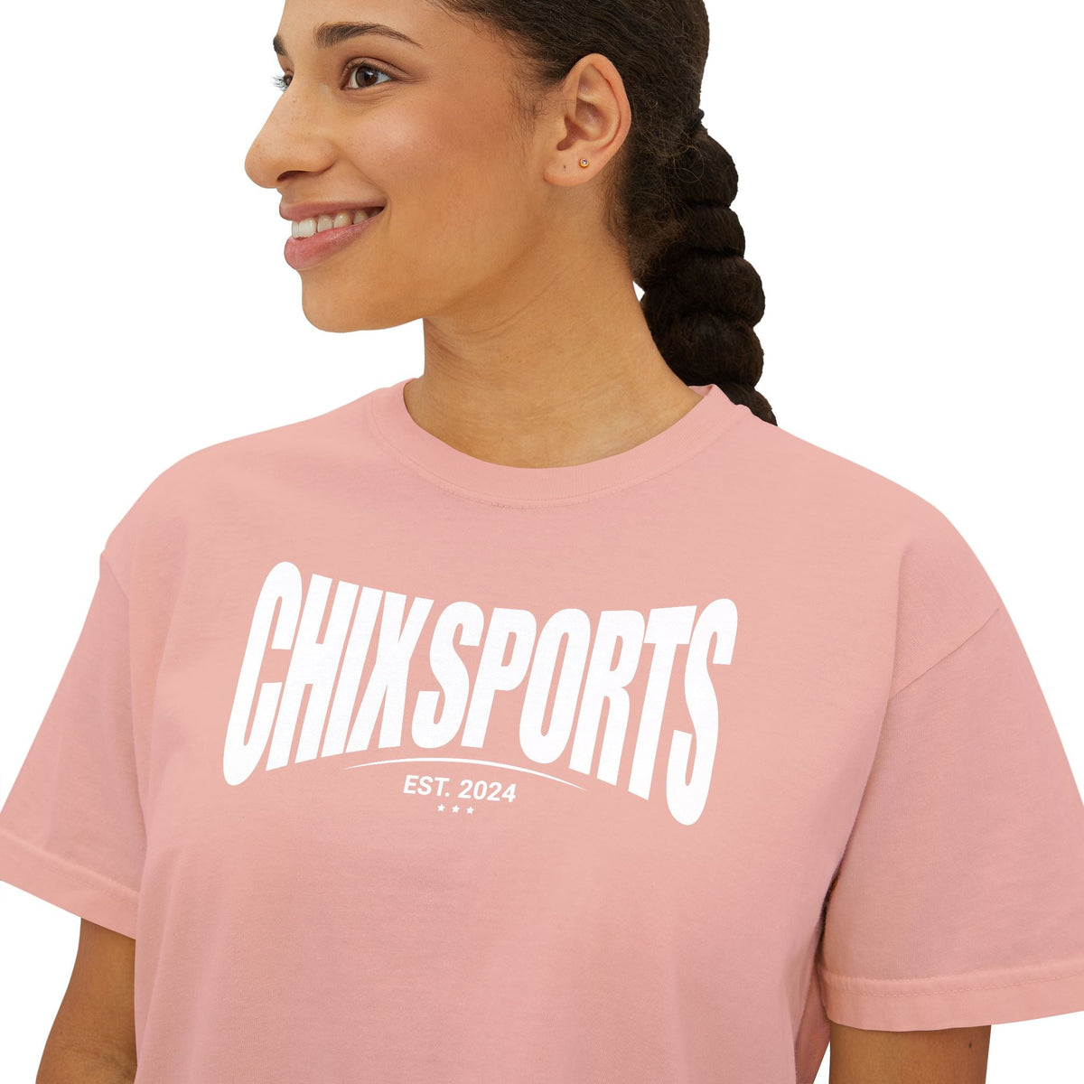 Chix Sports Premium Women's Boxy Tee in S | Chix Sports