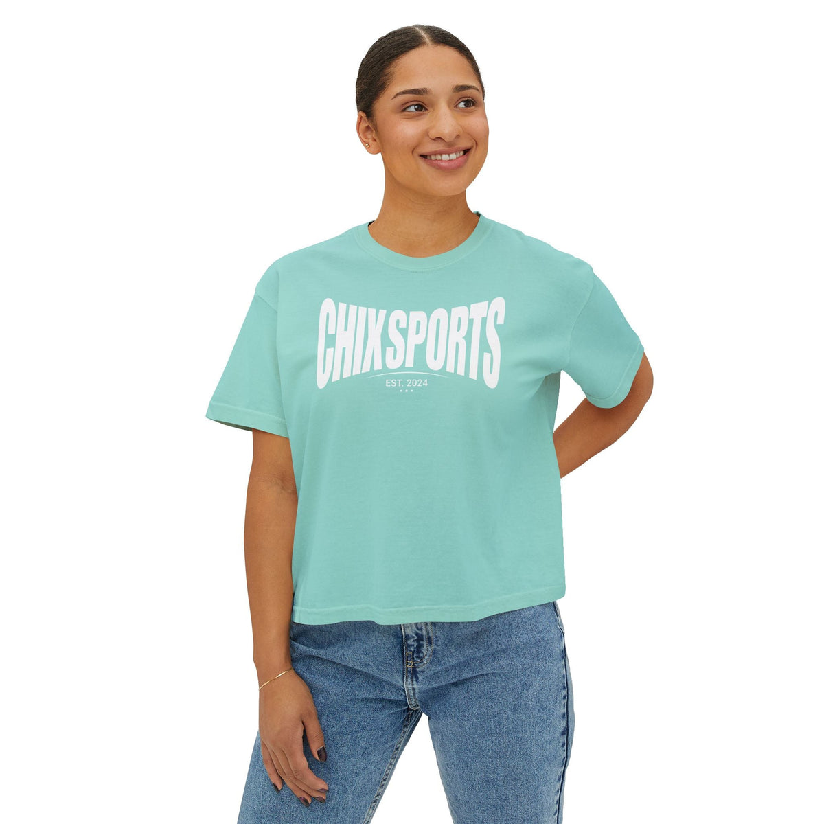 Chix Sports Premium Women's Boxy Tee in S | Chix Sports