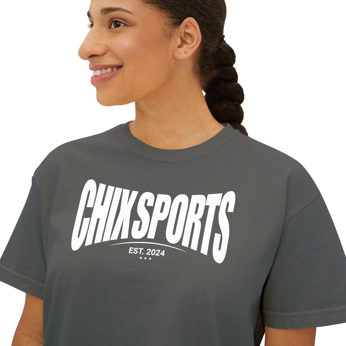 Chix Sports Premium Women's Boxy Tee in S | Chix Sports