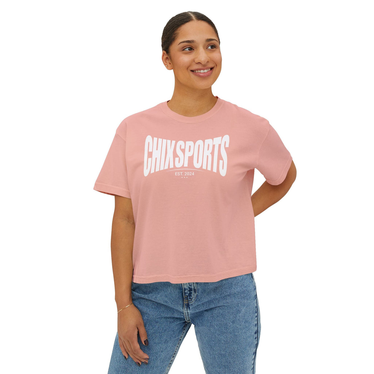 Chix Sports Premium Women's Boxy Tee in S | Chix Sports